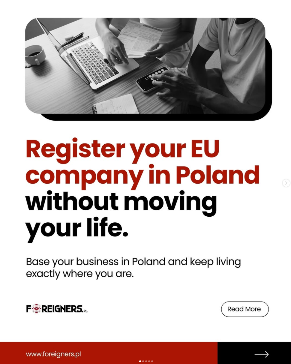 You do not have to move your life to move your company. Base your business in Poland and k...